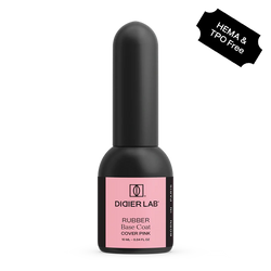 Rubber base coat - cover pink - Libre de HEMA y TPO | Didier Lab - 10 ml