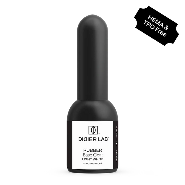 Rubber base coat - Light white - Libre de HEMA y TPO | Didier Lab - 10ml