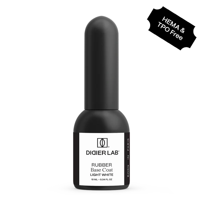 Rubber base coat - Light white - Libre de HEMA y TPO | Didier Lab - 10ml