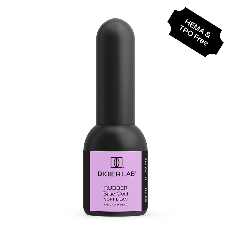 Rubber base coat - Soft lilac | Didier Lab - 10ml