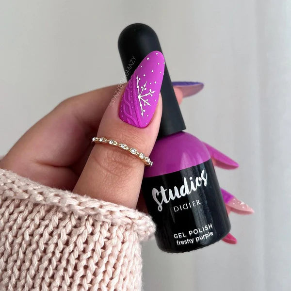 Esmalte Semipermanente Studios - Freshy Purple - Libre de HEMA y TPO  | Didier Lab - 8ml