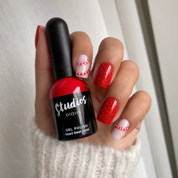 Esmalte semipermanente Studios -  Heart beat coral - Libre de HEMA y TPO | Didier Lab -  8ml