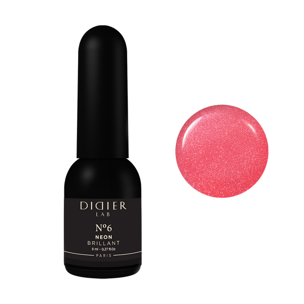 Gel polish "Didier Lab", Brillant NEON, No6, 8ml