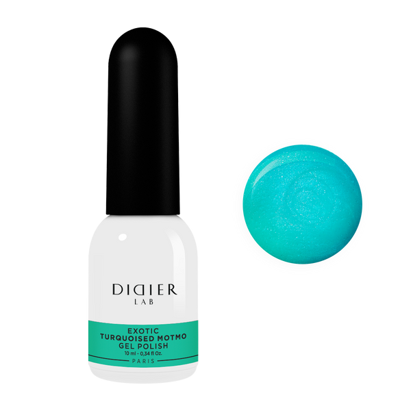 Gel polish "Didier Lab", Exotic, Turquoised Motmo, 10ml