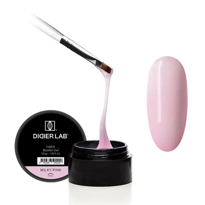Fiber Builder Gel - Milky Pink - Libre de Hema y TPO | Didier Lab - 50gr