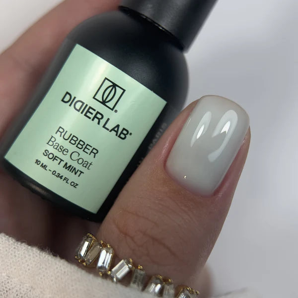 Rubber base coat - Soft mint | Didier Lab - 10ml