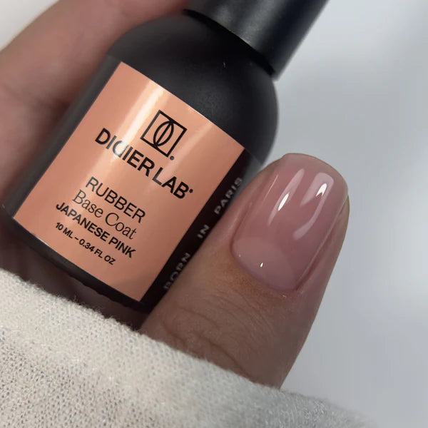 Rubber base coat - Japanese pink | Didier Lab - 10ml