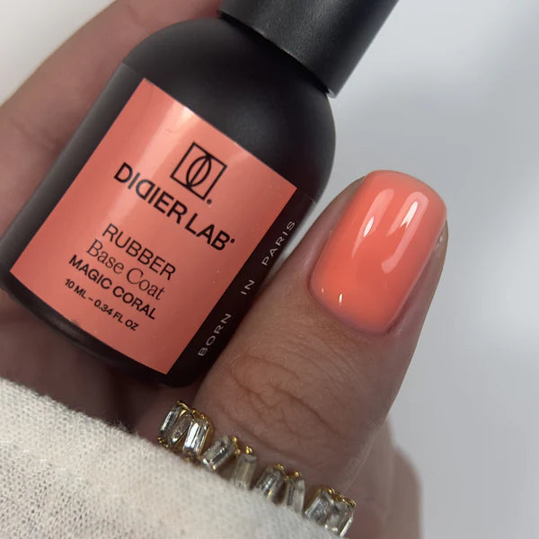 Rubber base coat - Magic coral | Didier Lab - 10ml