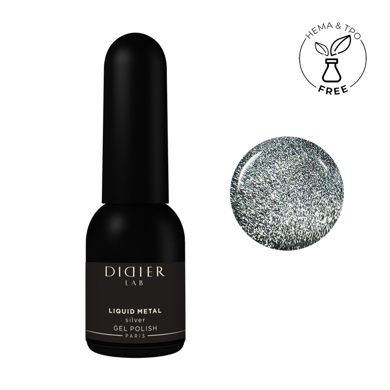 Liquid Metal - Silver (Paso 1 para esmaltado Vitra Gel) | Didier Lab - 10ml