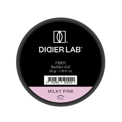 Fiber Builder Gel - Milky Pink - Libre de Hema y TPO | Didier Lab - 50gr