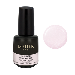 Gel en botella Didier Lab Milky Pink Glitter, 15ml