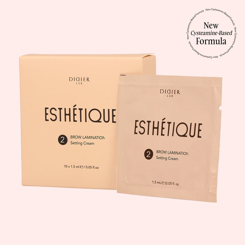 Crema Fijadora para Laminación de Cejas -Esthétique | Didier Lab - 1,5 ml x 10 psc..