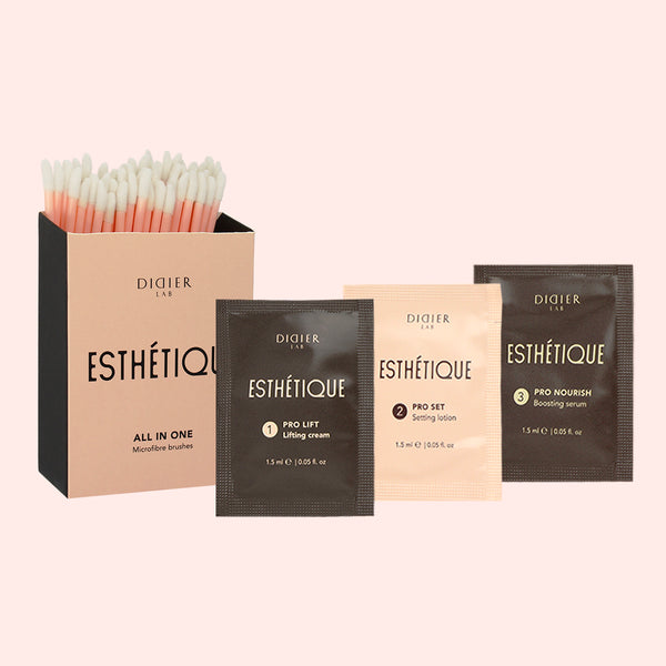 Didier Lab Esthétique Brow Lamination Set with Microfiber Brushes (3x10psc.x1.5ml)