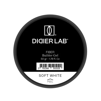 Fiber Builder Gel - Soft white - Libre de HEMA y TPO | Didier Lab - 50gr