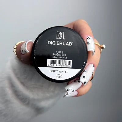 Fiber Builder Gel - Soft white - Libre de HEMA y TPO | Didier Lab - 50gr