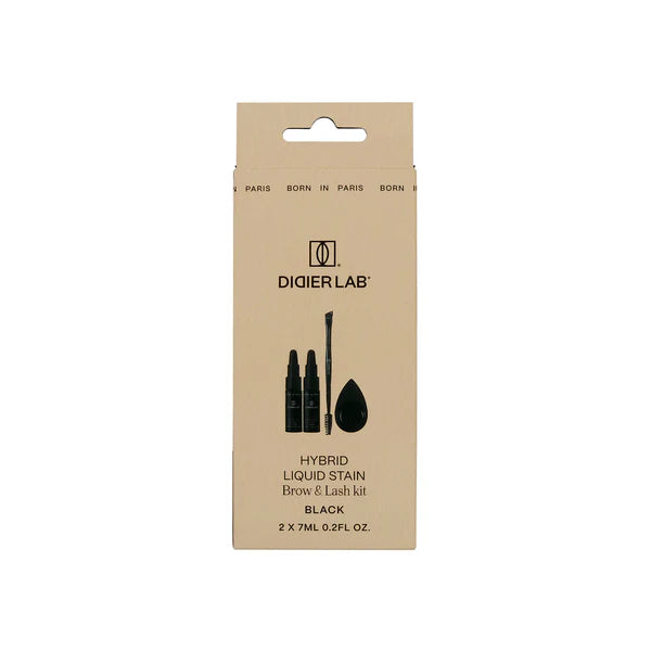 Tinte híbrido líquido: kit de tinte nutritivo para cejas y pestañas - 2x7ml - Esthétique | Didier Lab