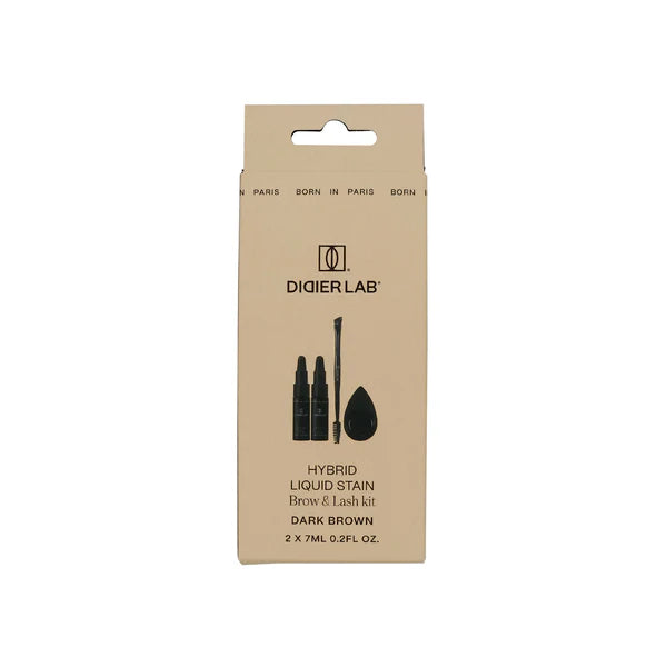 Tinte híbrido líquido: kit de tinte nutritivo para cejas y pestañas - 2x7ml - Esthétique | Didier Lab