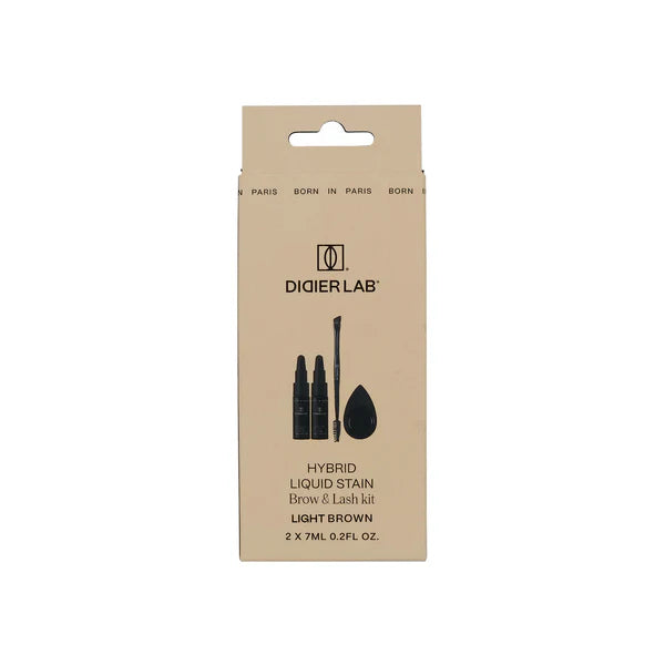 Tinte híbrido líquido: kit de tinte nutritivo para cejas y pestañas - 2x7ml - Esthétique | Didier Lab