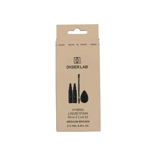 Tinte híbrido líquido: kit de tinte nutritivo para cejas y pestañas - 2x7ml - Esthétique | Didier Lab