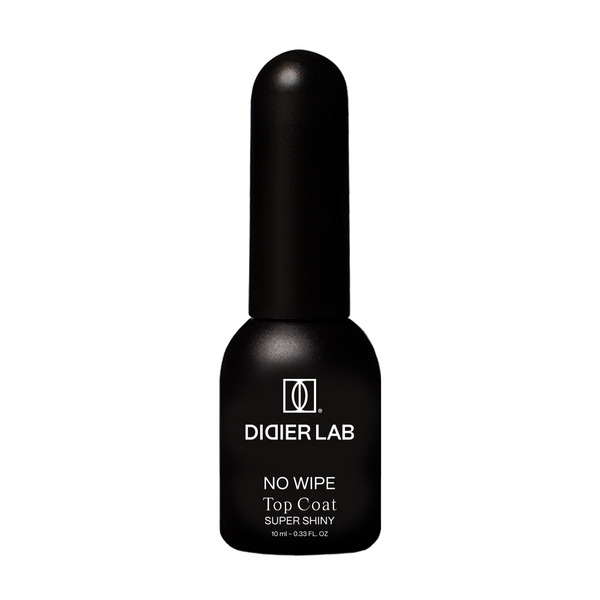 Top Coat No Wipe Super Shiny - Libre de Hema y TPO - Fórmula limpia | Didier Lab - 10 ml