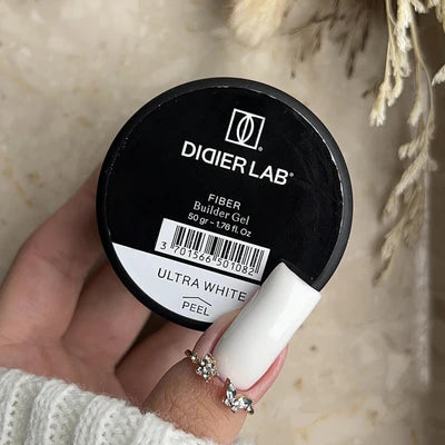 Fiber Builder Gel - Ultra white - Libre de HEMA y TPO | Didier Lab - 50gr
