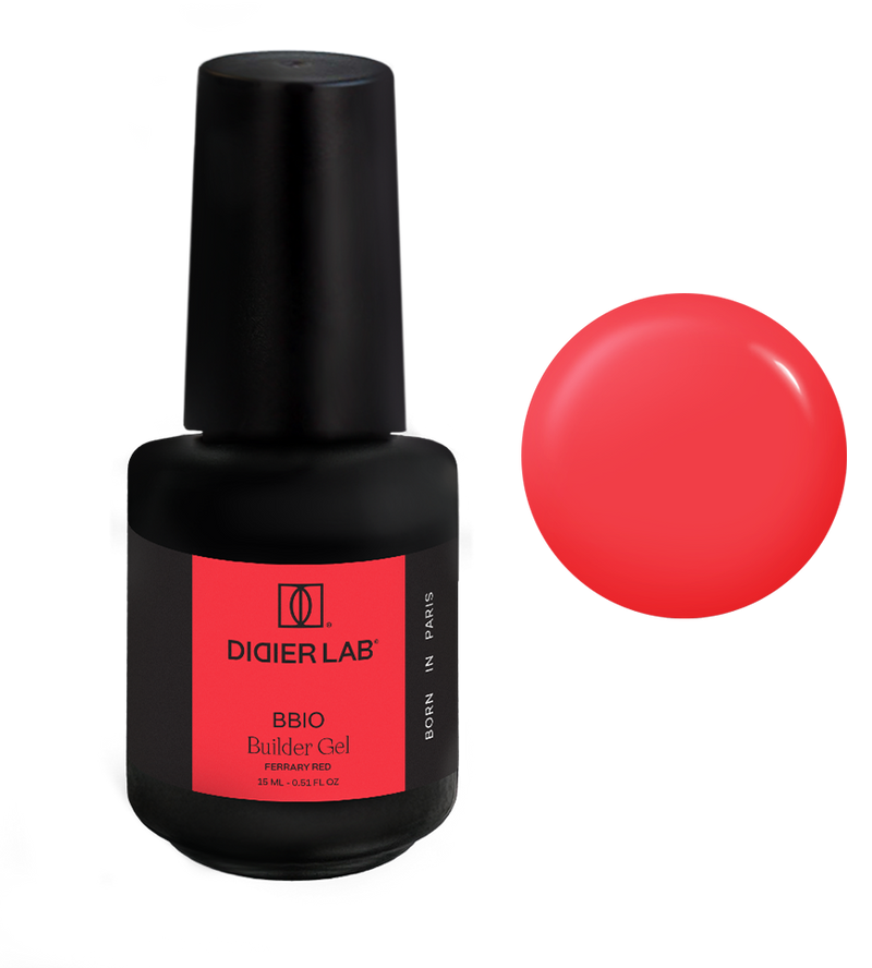 Gel constructor en Botella BBIO Iconic - Ferrary Red | Didier Lab - 15ml