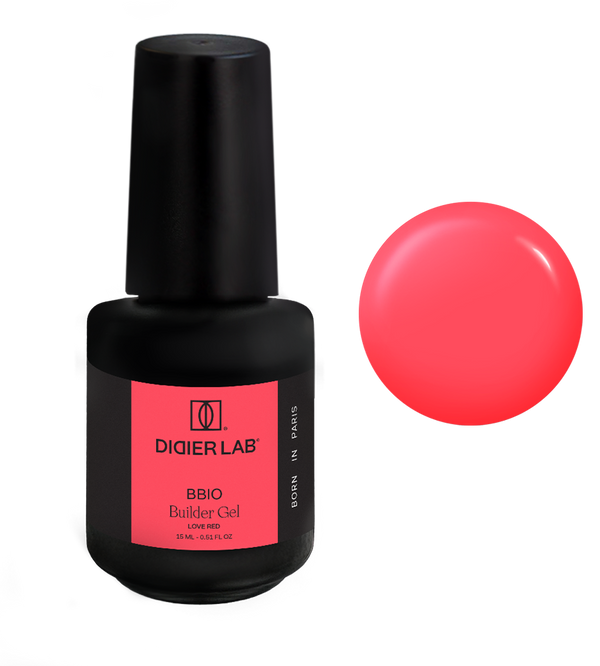 Gel constructor en Botella BBIO Iconic - Love Red | Didier Lab - 15ml