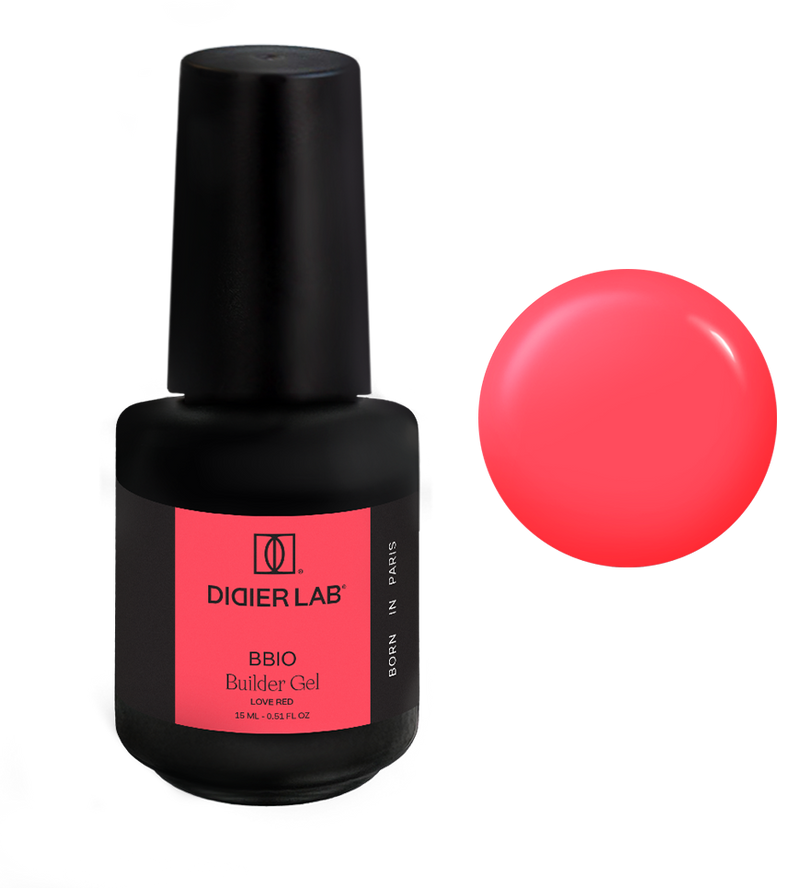 Gel constructor en Botella BBIO Iconic - Love Red | Didier Lab - 15ml