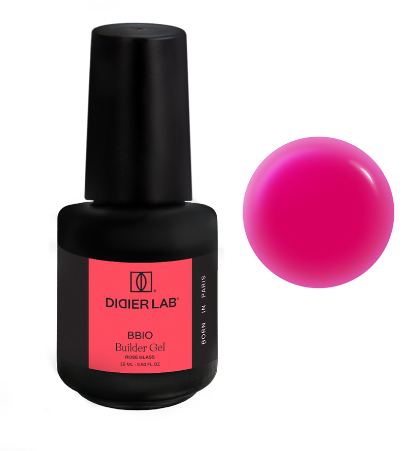 Gel constructor en Botella BBIO Glass - Rose Glass | Didier Lab - 15ml