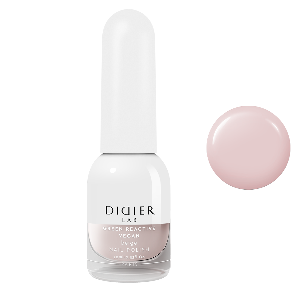 Green reactive, vegan nail polish 