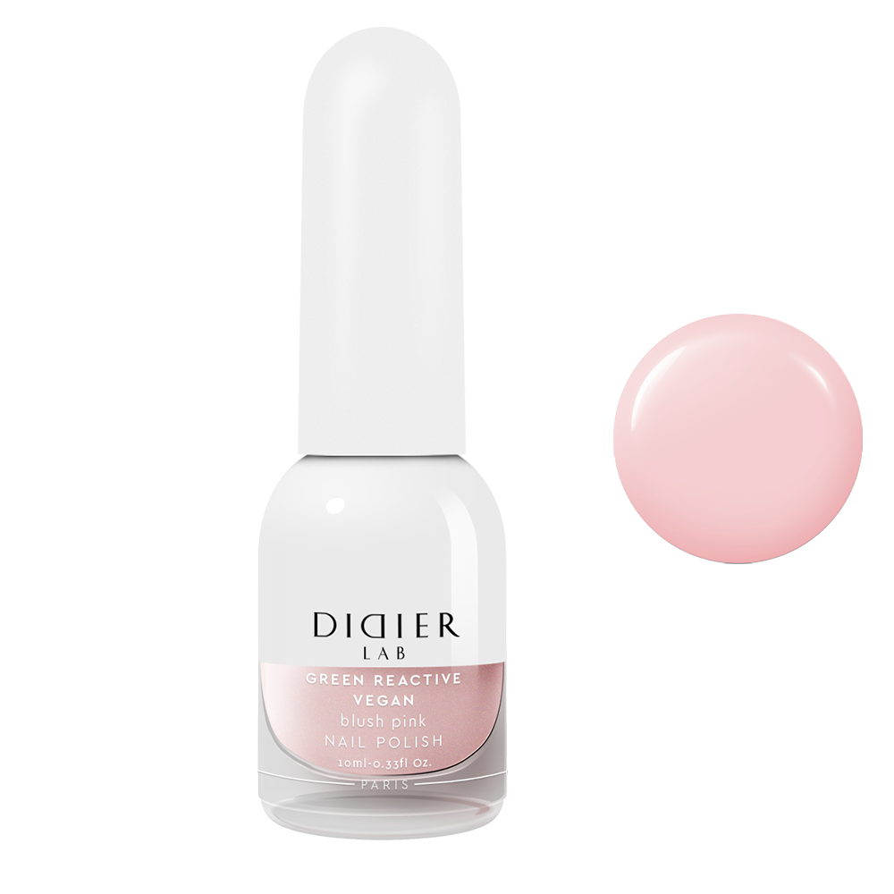 Green reactive, vegan nail polish 