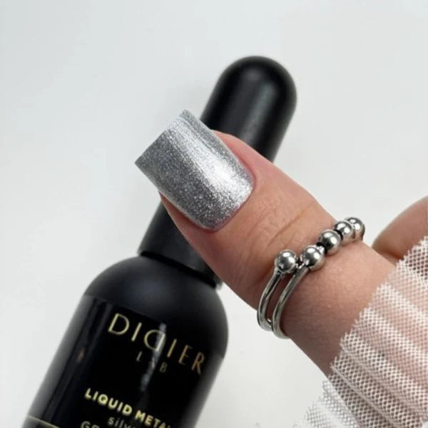 Liquid Metal - Silver (Paso 1 para esmaltado Vitra Gel) | Didier Lab - 10ml