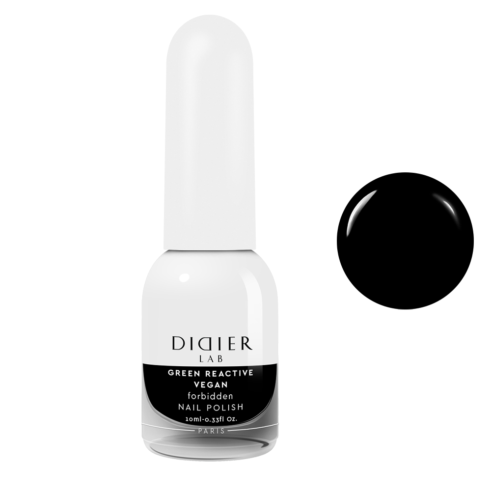 Green reactive, vegan nail polish 