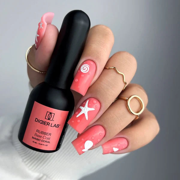 Rubber base coat - Magic coral | Didier Lab - 10ml