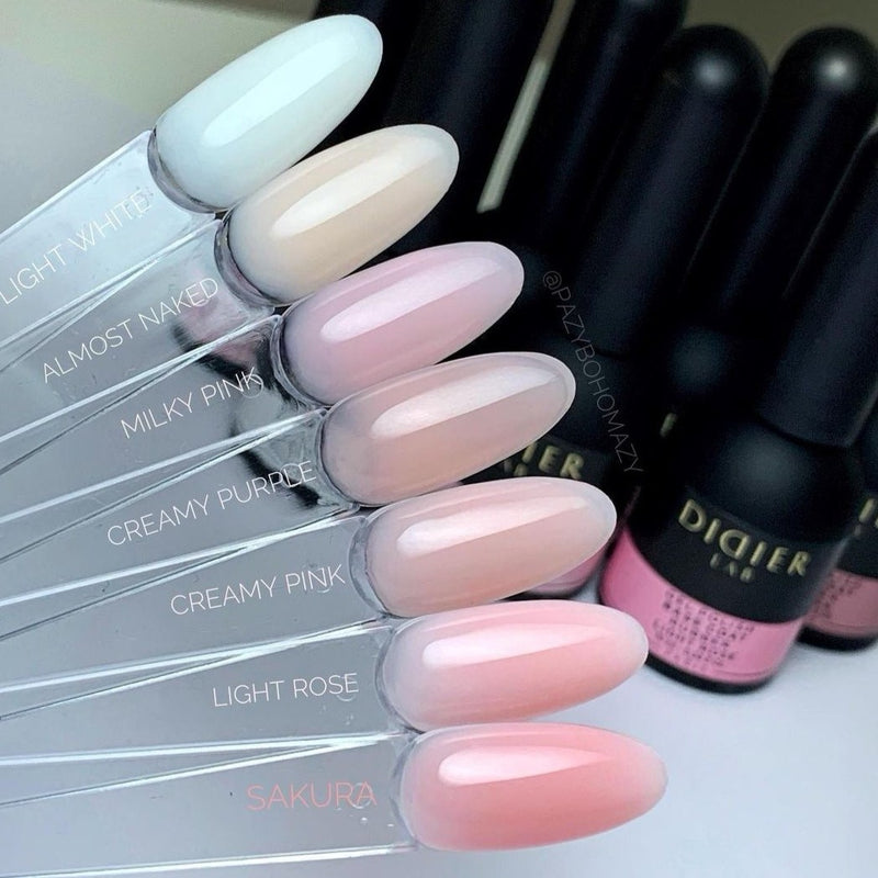 Rubber base coat - Light rose |Didier Lab - 10ml