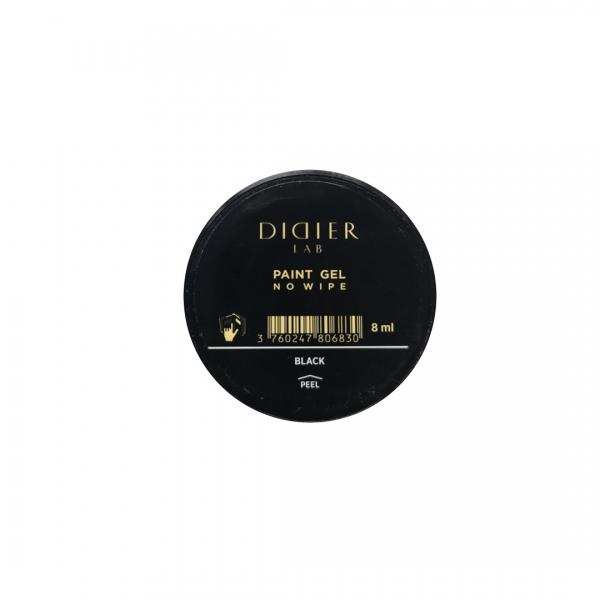 No wipe paint gel "Didier lab", black, 8 ml