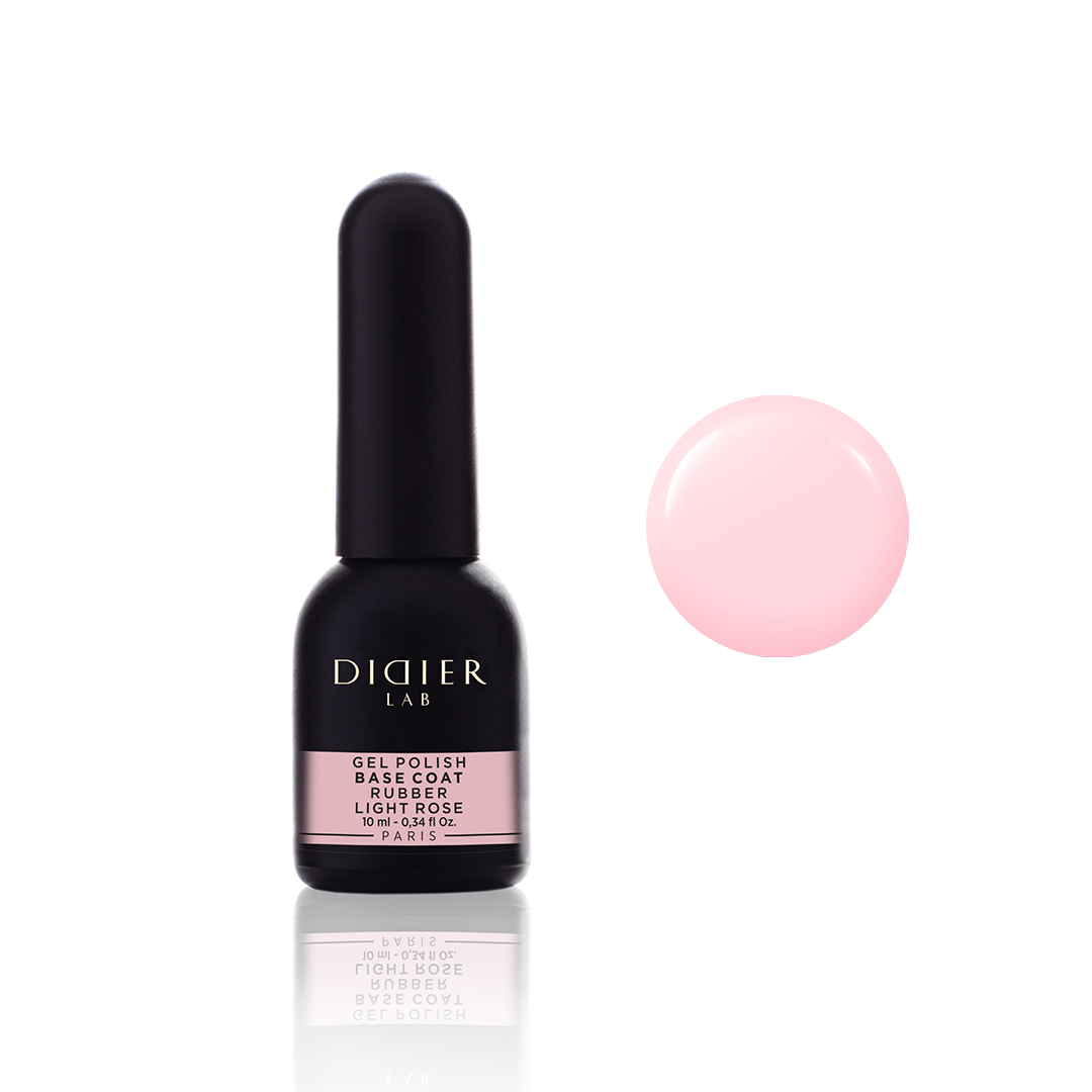 Rubber base coat, light rose, 10ml