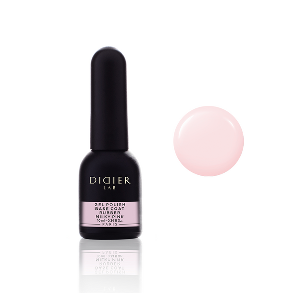 Rubber base coat, milky pink, 10ml