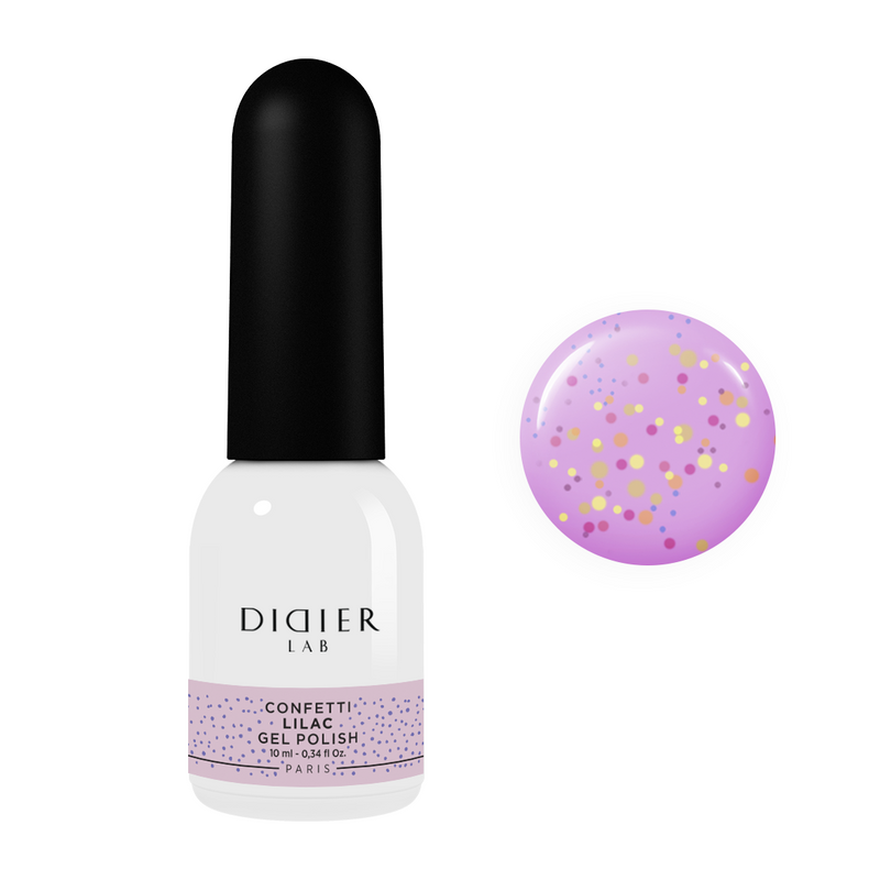 Confetti Lilac Gel polish "Didier Lab"