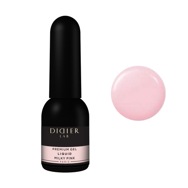 Premium Gel Liquid "Didier Lab", milky pink, 10 ml