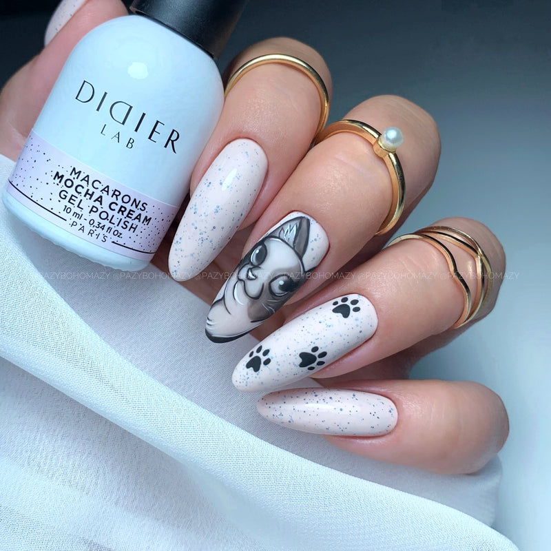 Gel polish "Didier Lab", Macarons, Mocha Cream 10 ml