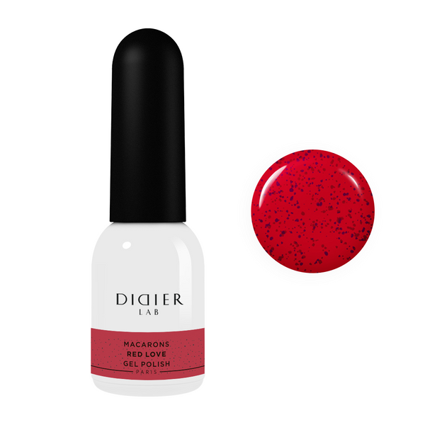 Macarons Gel Polish "Didier Lab" Red Love