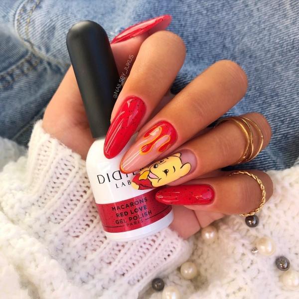 Esmalte semipermanente Macarons - Red Love | Didier Lab - 10ml