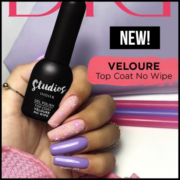 Gel polish "Studios Didier", Veloure Top Coat No Wipe, 8 m